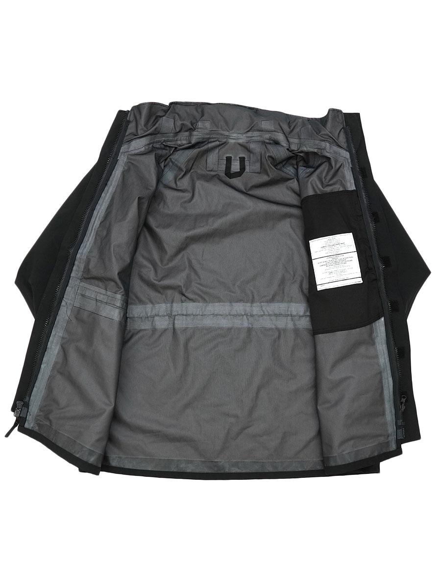 18's U.S.NAVY GORE-TEX コールドウェザーパーカ ブラック 表記(LARGE
