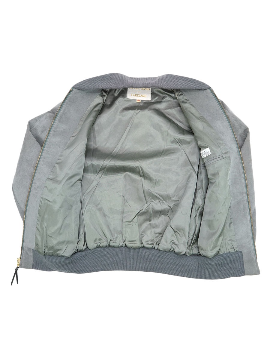 70's JEFEREY BANKS FOR LAKELAND フェイクスエードジャケット グレー