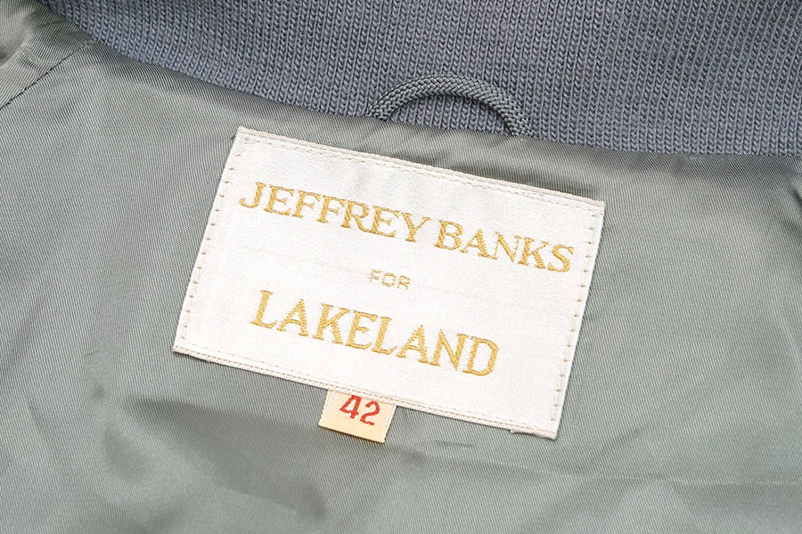 70's JEFEREY BANKS FOR LAKELAND フェイクスエードジャケット グレー 表記(42) DEAD