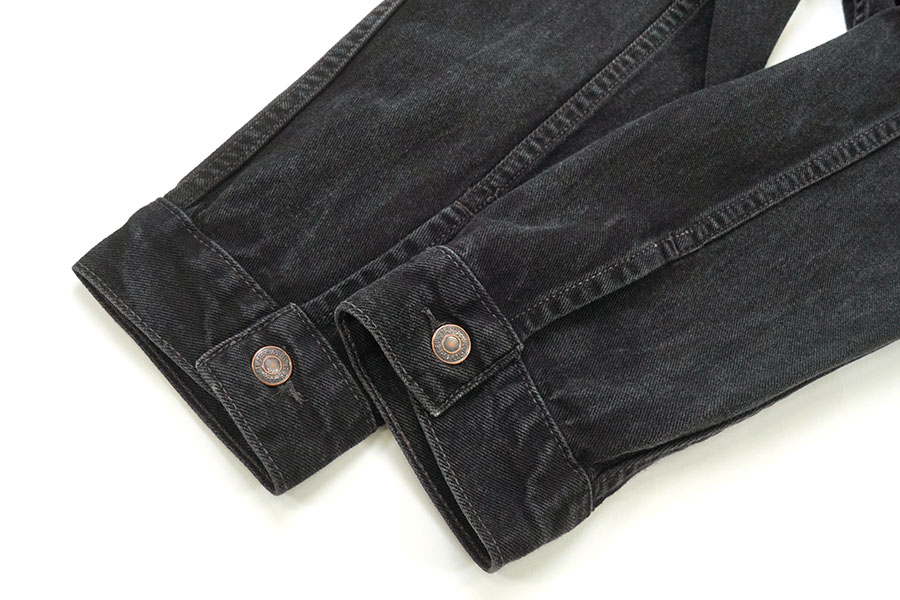 00'S LEVI'S 70507 BLACK DENIM JACKET (SIZE.XLARGE) MADE IN MEXICO