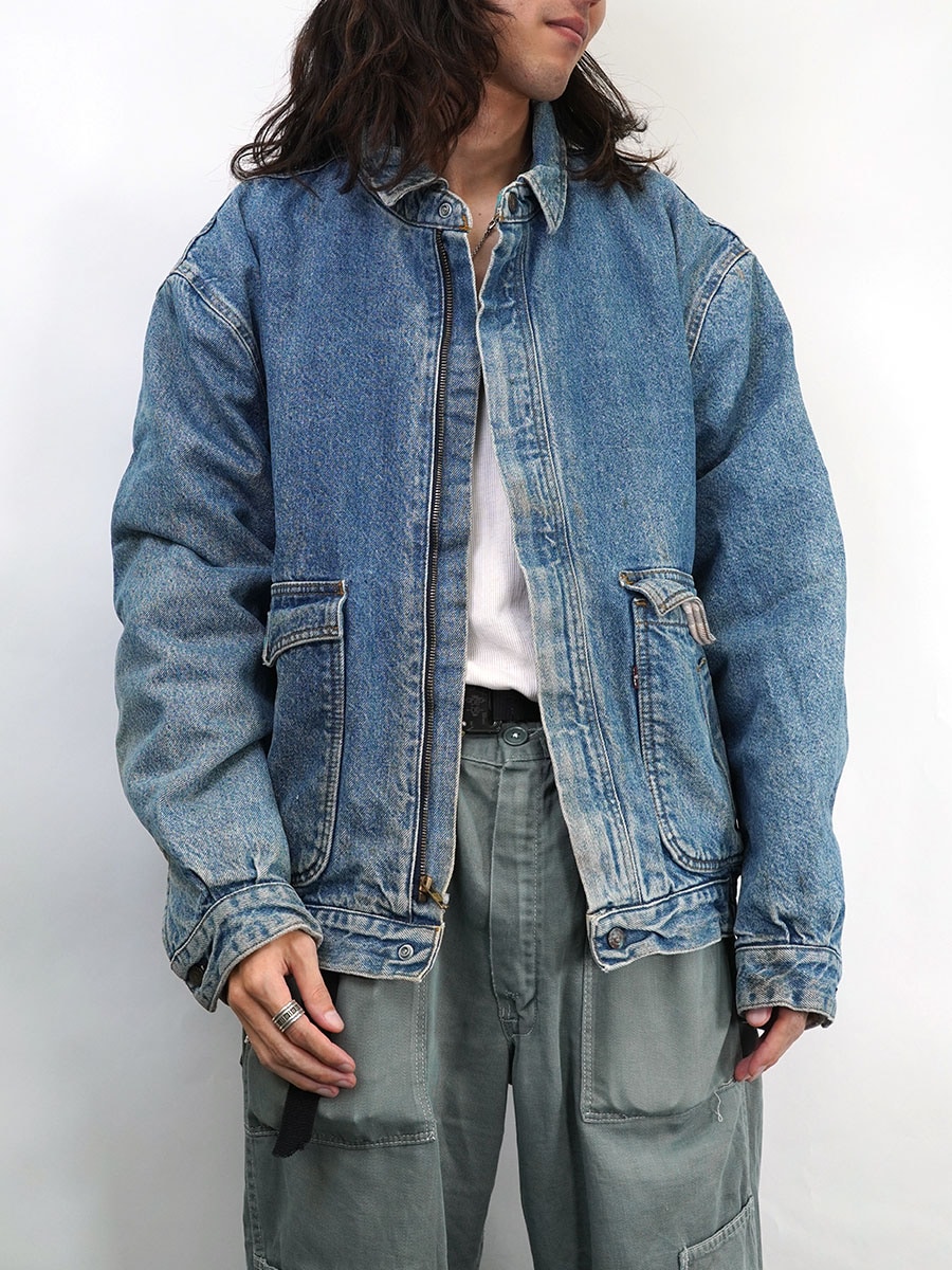 90's MEXICO製 Levi's 75069 デニムジャケット チェックライナー