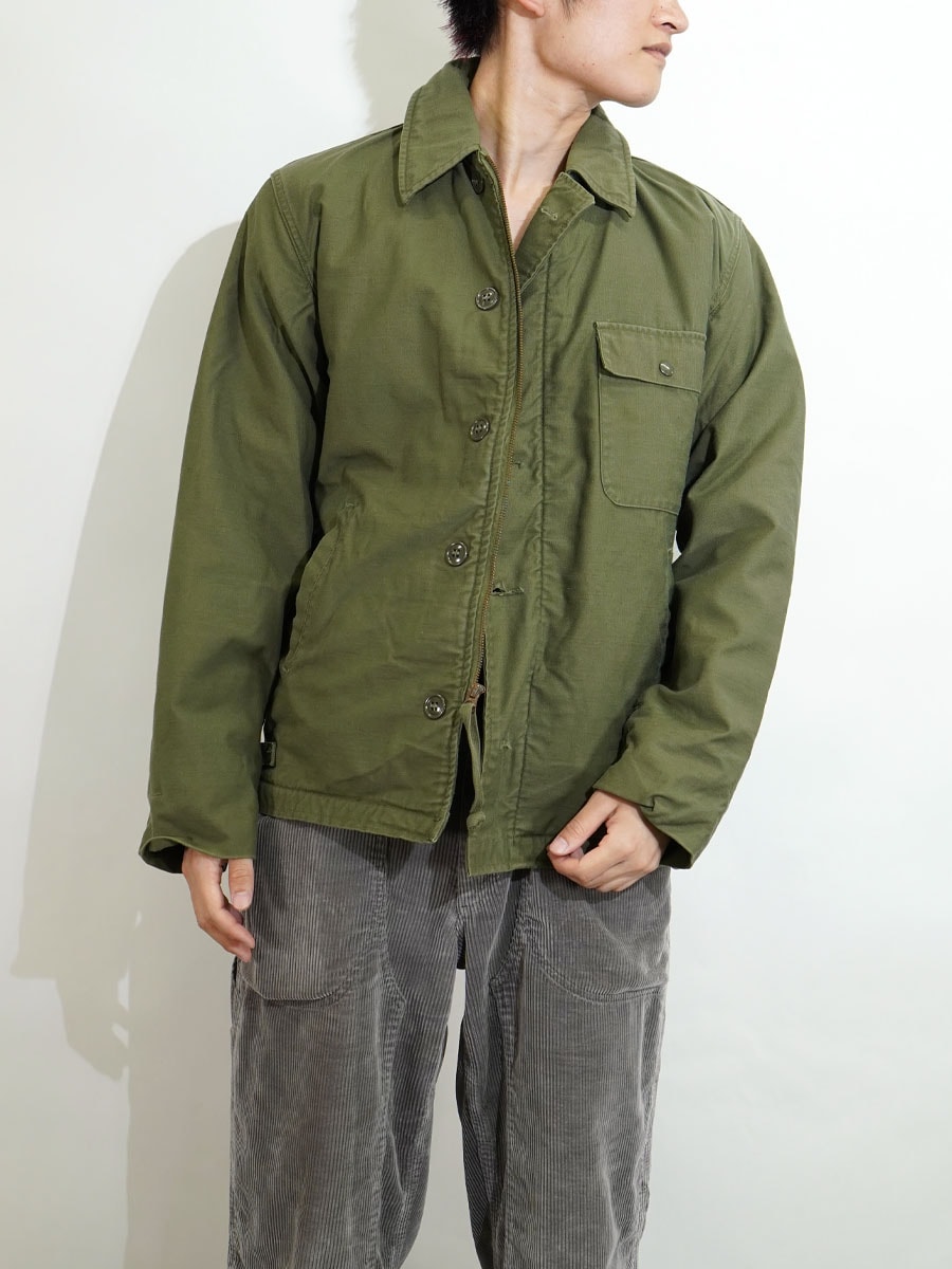 71 U.S.NAVY A-2デッキジャケット 表記(M) | NEW ITEM