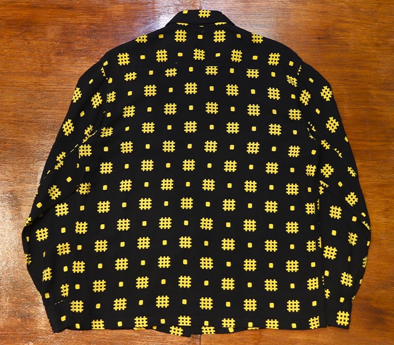 1950s L/S ROCKABILLY SHIRT , Size ML
