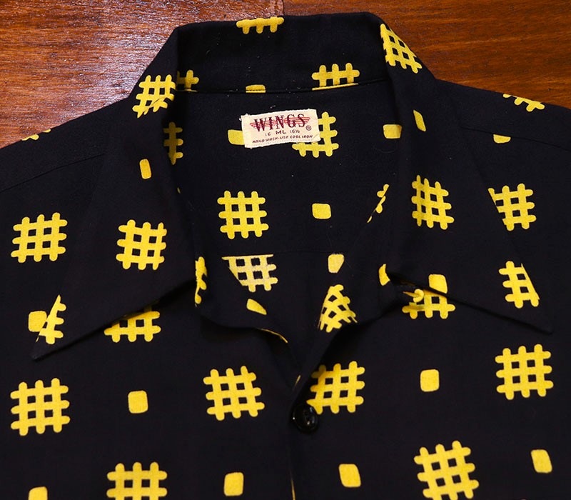 1950s L/S ROCKABILLY SHIRT , Size ML