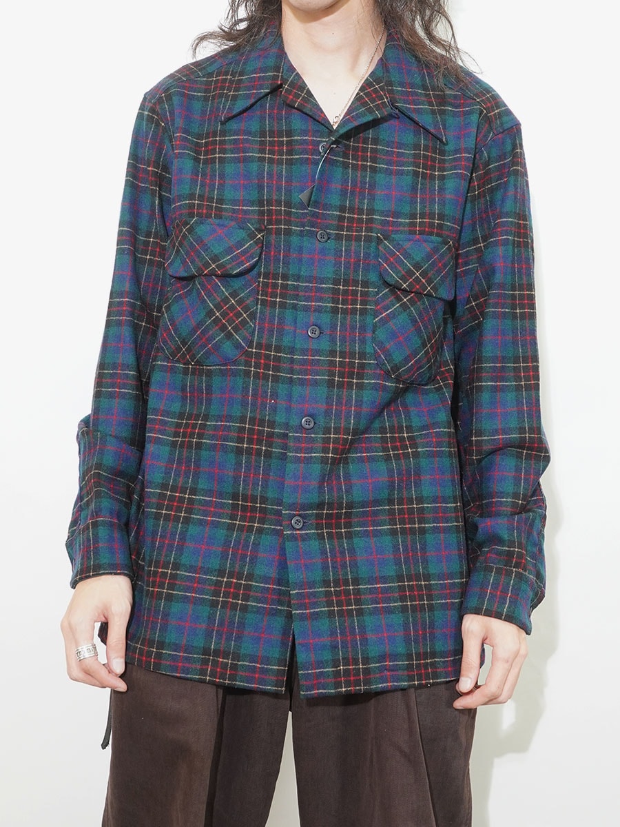 70's/ペンドルトン/USA製/ウールチェック/ボードシャツ PENDLETON - 70年代 USA製 PENDLETON ペンドルトン ウール