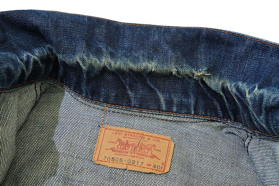 60's Levi's 70505 BIG-E デニムジャケット 濃紺 表記(40) | すべての
