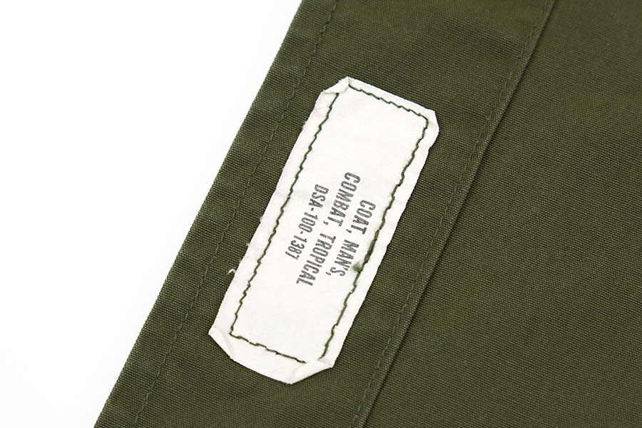 60's U.S.ARMY ジャングルファティーグJKT 3rd ノンリップ 表記(MEDIUM
