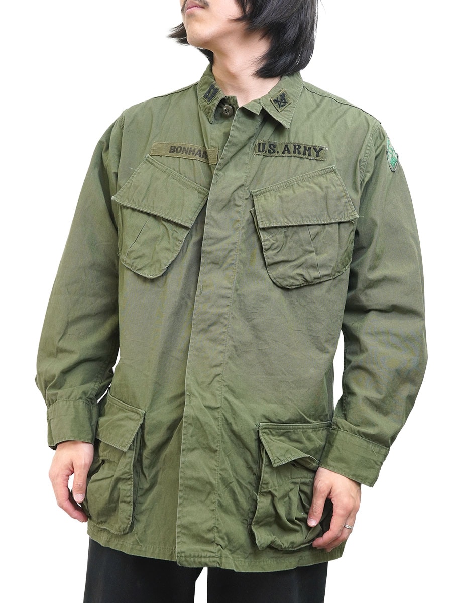 60's U.S.ARMY ジャングルファティーグJKT 3rd ノンリップ 表記(MEDIUM
