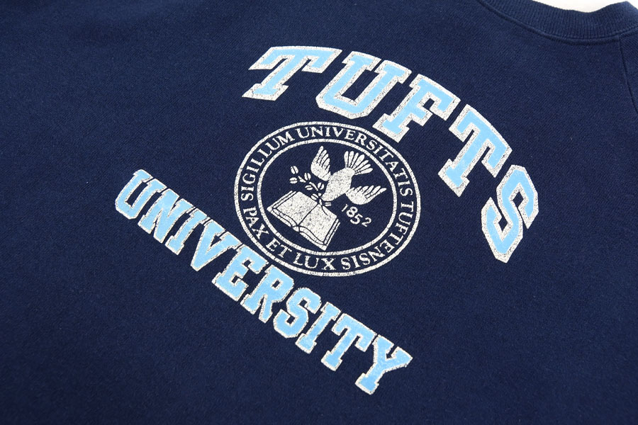 80's トリコタグ チャンピオン ''TUFTS UNIVERSITY'' 3段プリント