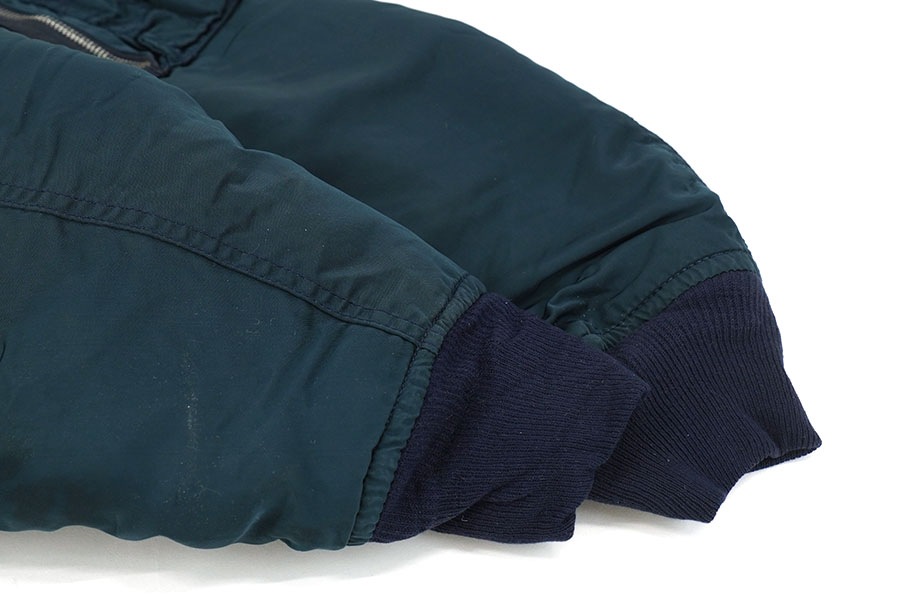 ALPHA INDUSTRIES MA-1 82790J　紺 Alpha MA-1 Nylon Flight Jacket - Replica Blue - MyPilotStore.com