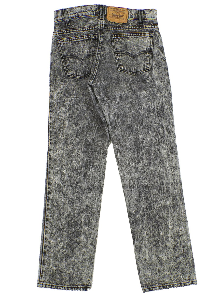 90's Levi's 506 アシッドブラック デニムパンツ 表記(31ｘ30) USA製
