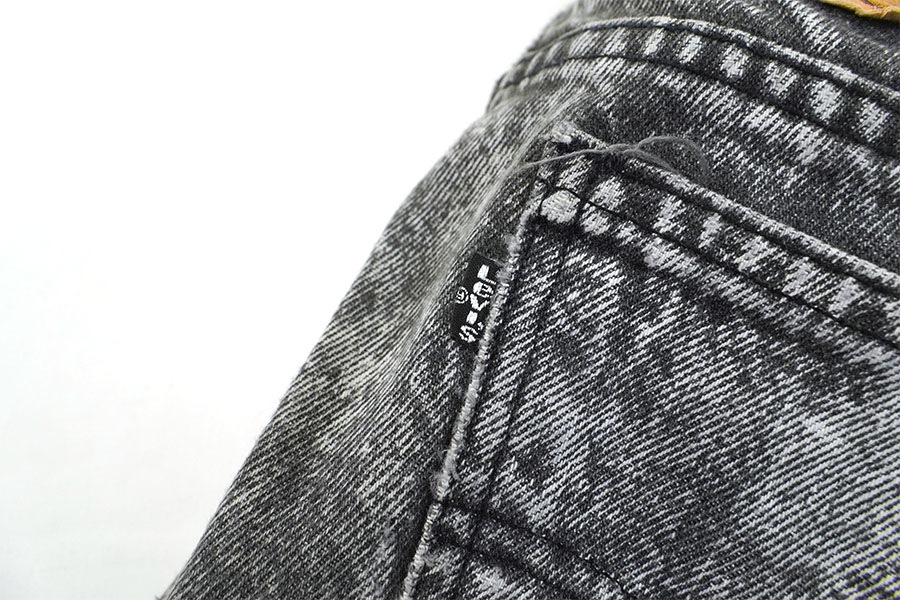 90's Levi's 506 アシッドブラック デニムパンツ 表記(31ｘ30) USA製