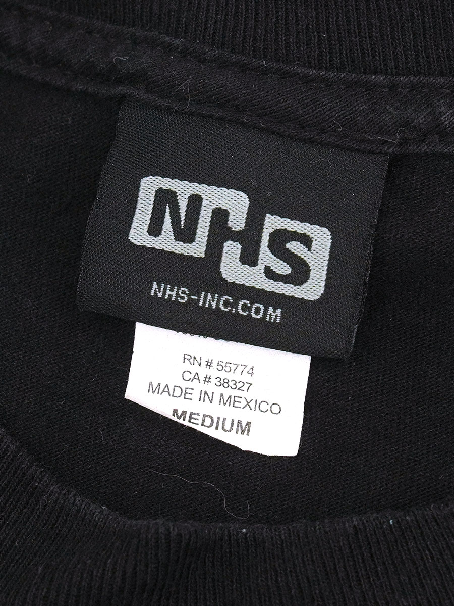 00'S NHS ''SPEED WHEELS SANTA CRUZ'' T SHIRT BLACK (SIZE.MEDIUM