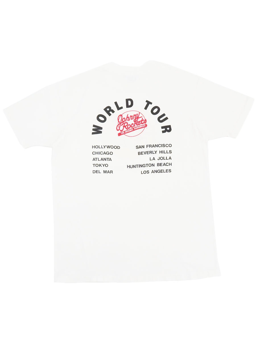 80's～ Hanes ''Johnny Rockets BEVERLY HILLS'' 両面プリント Tシャツ