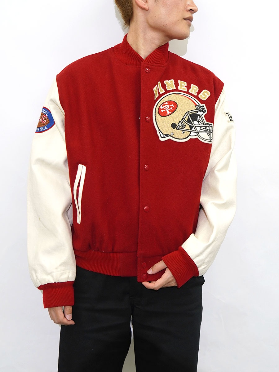 80's Chalk Line ''FORTY NINERS'' 切り替え スタジアムジャケット