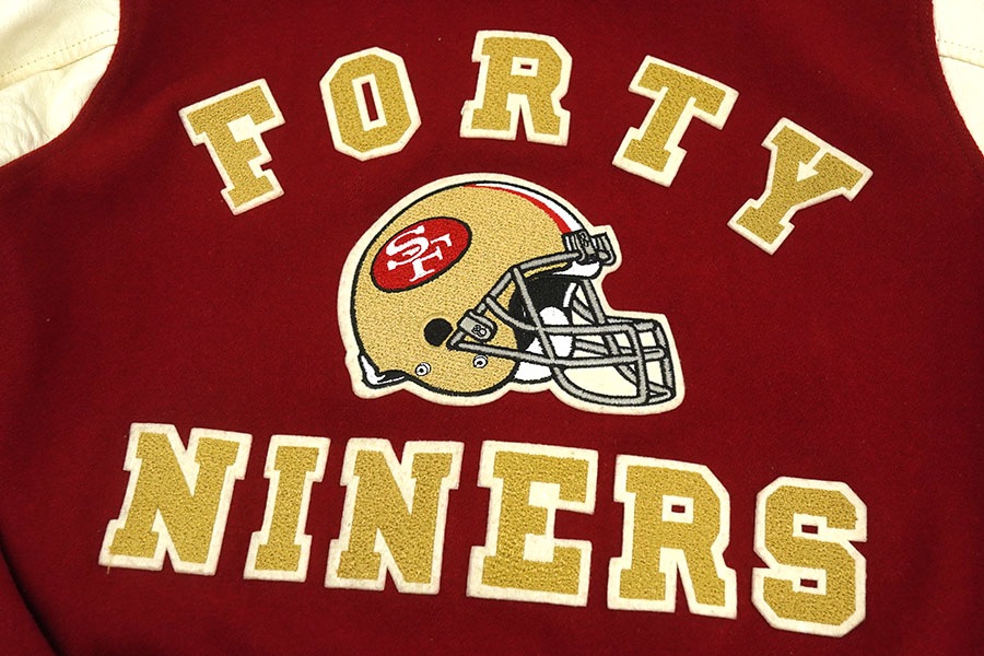 80's Chalk Line ''FORTY NINERS'' 切り替え スタジアムジャケット