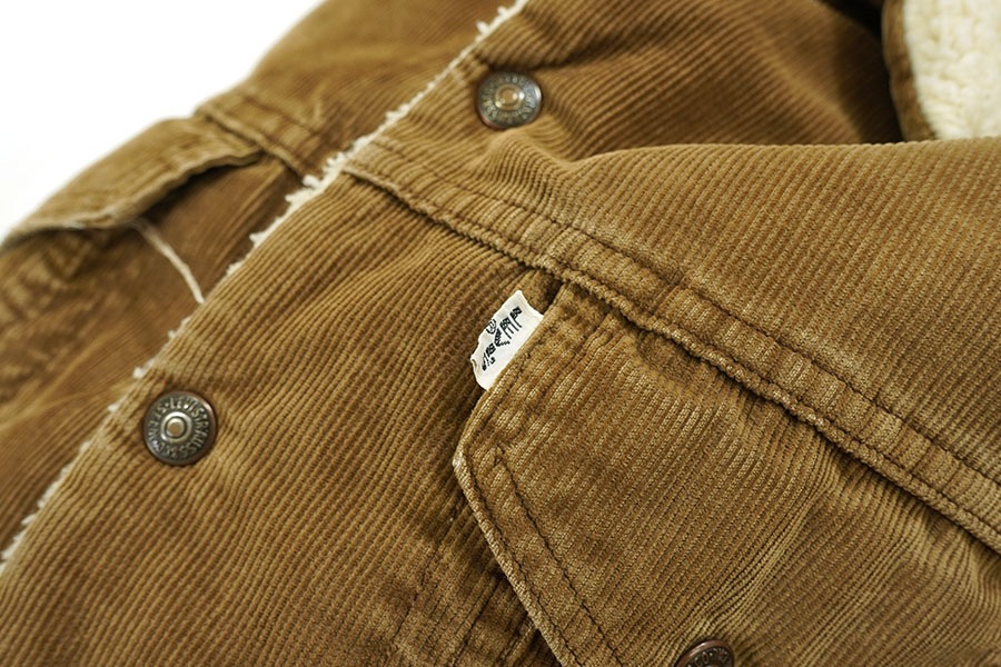 70's 70605 Levi's コーズボアジャケット ブラウン 表記(40) | NEW