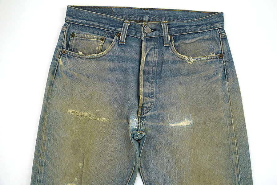 80's Levi's 501 66後期 デニムパンツ 味ありダメージ 渋雰囲気
