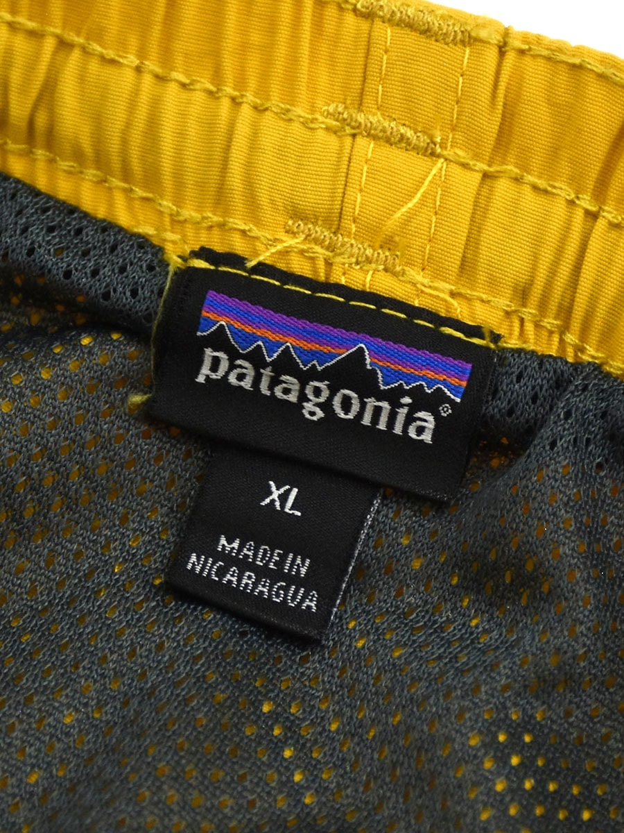 【廃盤レアカラー】サーフボードイエロー patagonia バギーズ L 20's パタゴニア バギーズショーツ サーフボードイエロー 表記