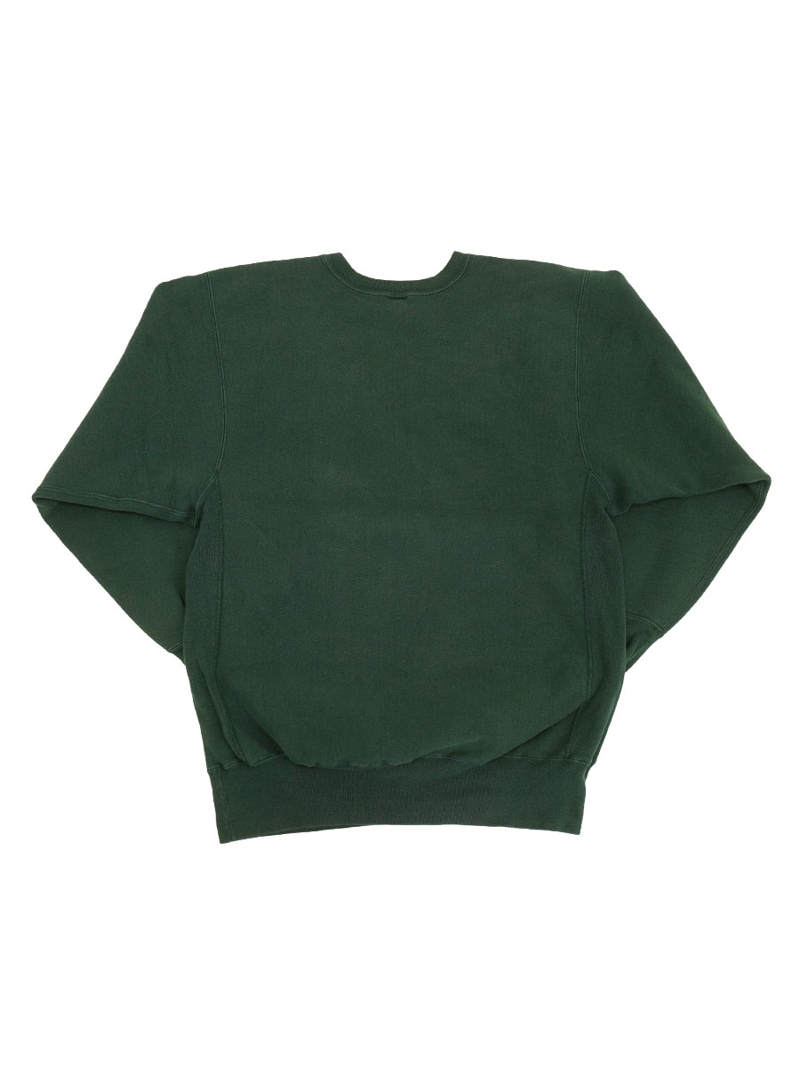 90's 刺繍タグ チャンピオン RWクルー ''YOUNG LIFE'' グリーン 表記(XXL) USA製
