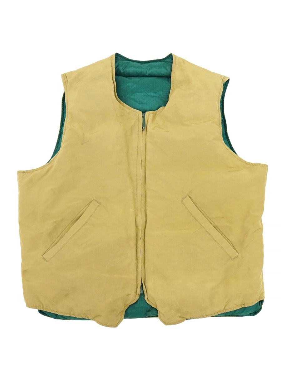 70's 黒タグ Eddie Bauer リバーシブル ダウンベスト 表記(L) | NEW