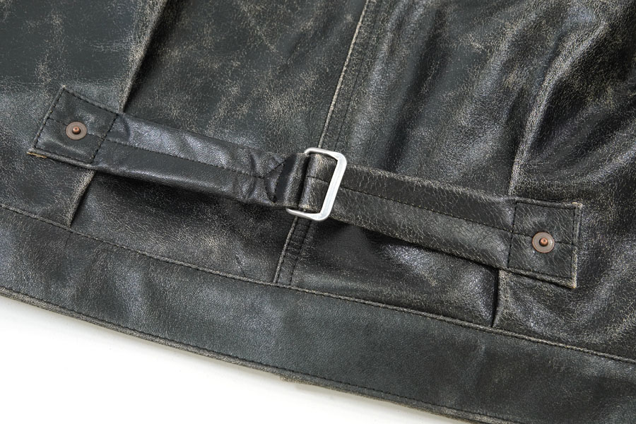 SAINT Mxxxxxx X BerBerJin BBJ_LEATHER JACKET BLACK (SIZE.LARGE)