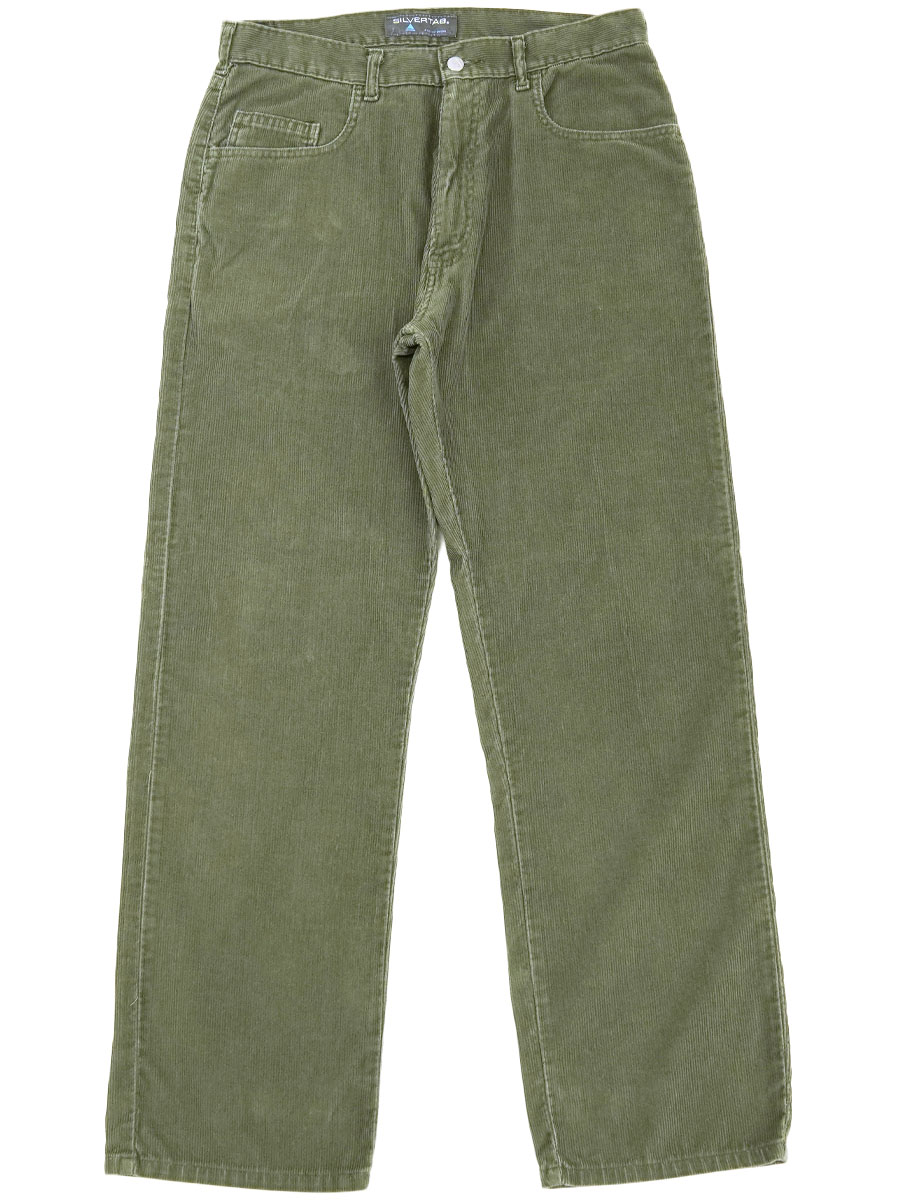 00's Levi's Silver Tab コーデュロイパンツ モスグリーン 表記(34x32