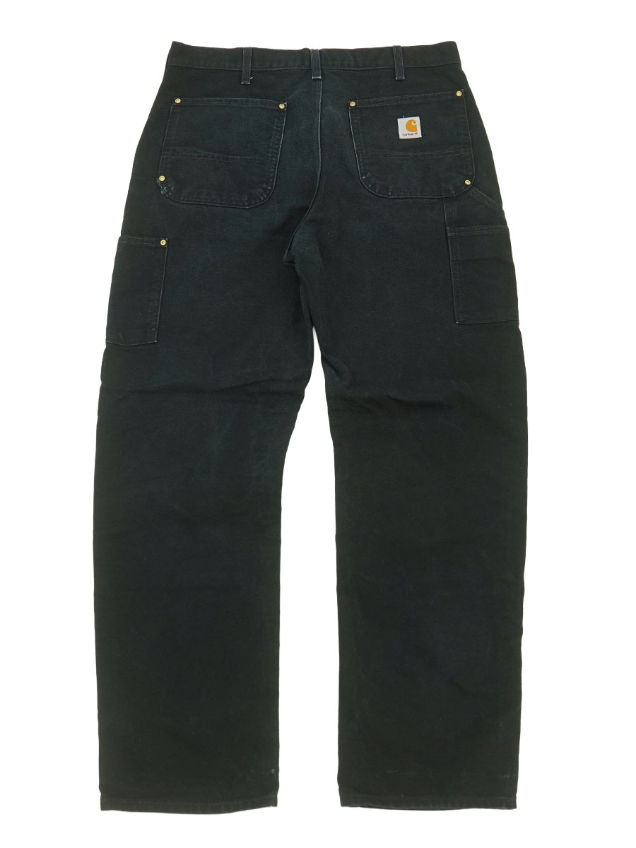CARHARTT ダブルニー ダックペインターパンツ ブラック！表記(W34 L32