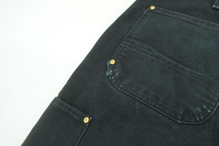CARHARTT ダブルニー ダックペインターパンツ ブラック！表記(W34 L32