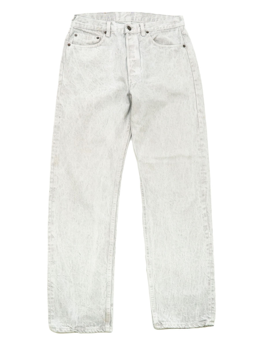 80's LEVI'S 501 ストライプ デニムパンツ 良雰囲気 表記(W34 L32)