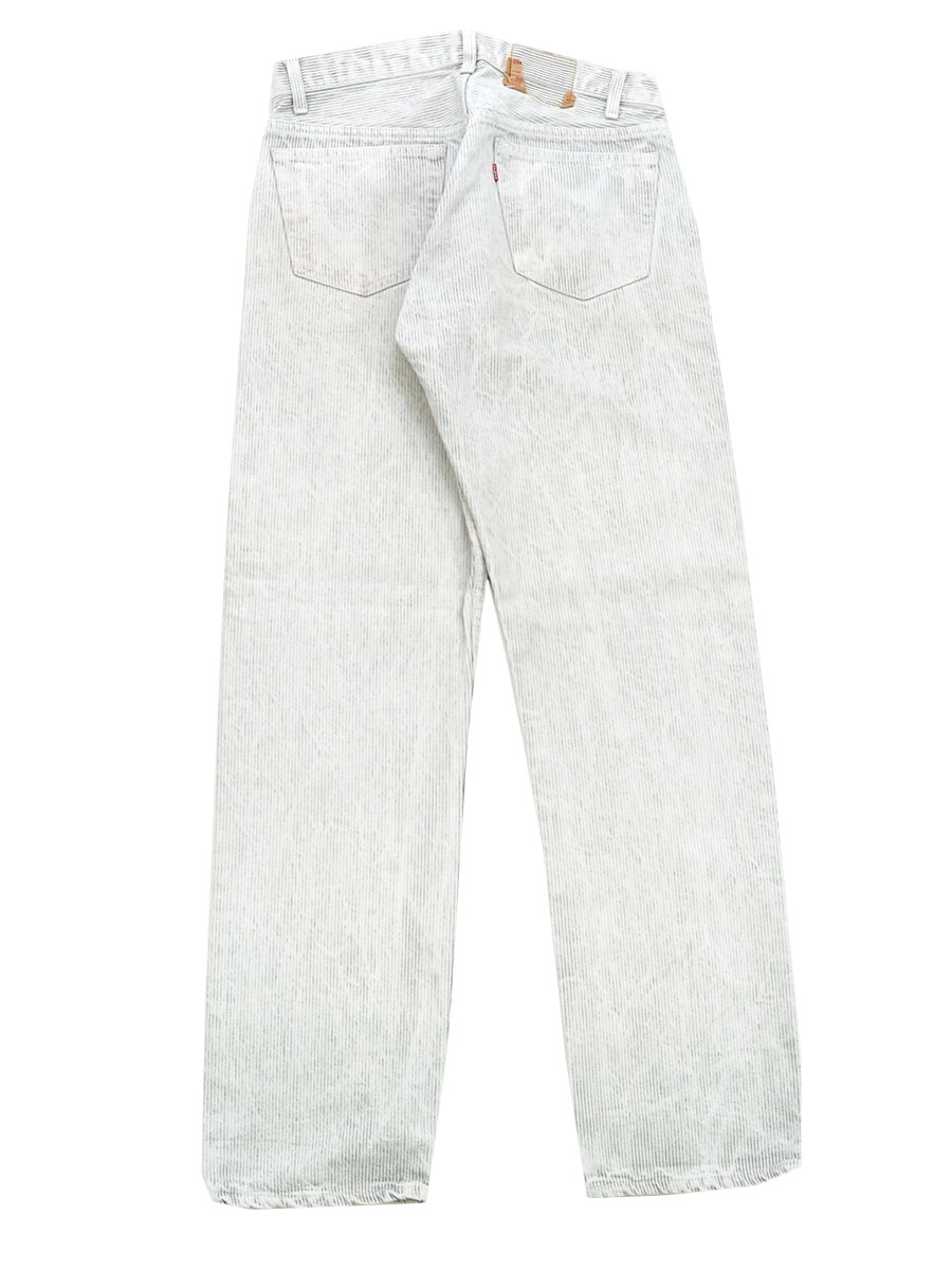 80's LEVI'S 501 ストライプ デニムパンツ 良雰囲気 表記(W34 L32)