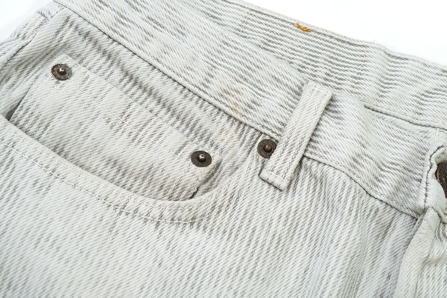 80's LEVI'S 501 ストライプ デニムパンツ 良雰囲気 表記(W34 L32)