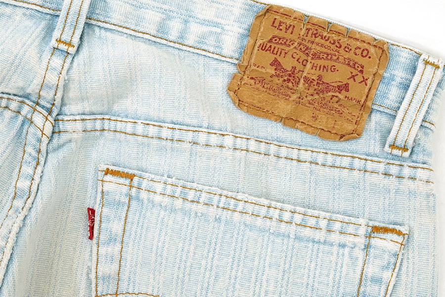 80's LEVI'S 501 ストライプ デニムパンツ 良雰囲気 表記(W32 L30) USA製