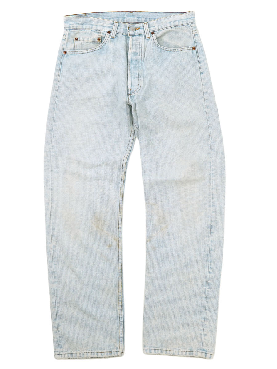80's LEVI'S 501 ストライプ デニムパンツ 良雰囲気 表記(W32 L30) USA製