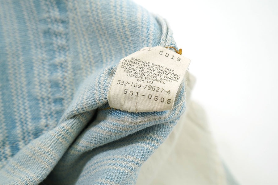 80's LEVI'S 501 ストライプ デニムパンツ 良雰囲気 表記(W32 L30) USA製