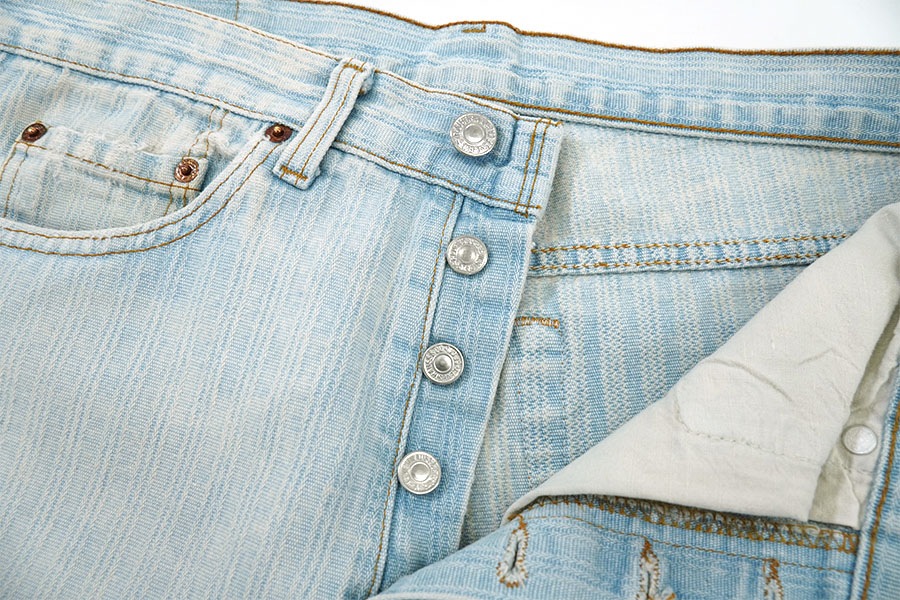 80's LEVI'S 501 ストライプ デニムパンツ 良雰囲気 表記(W32 L30) USA製