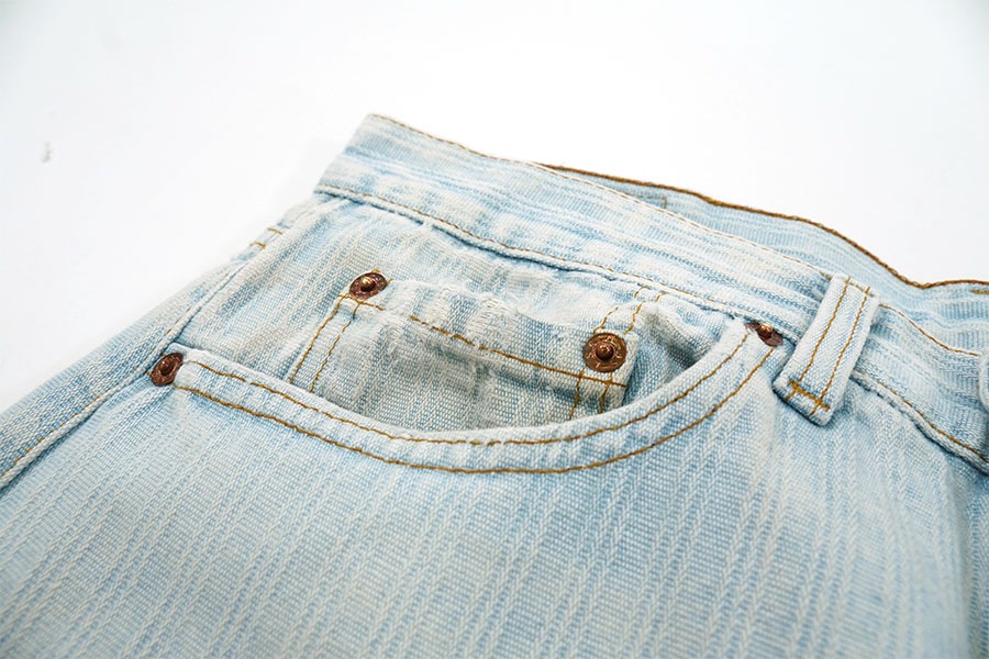 80's LEVI'S 501 ストライプ デニムパンツ 良雰囲気 表記(W32 L30) USA製