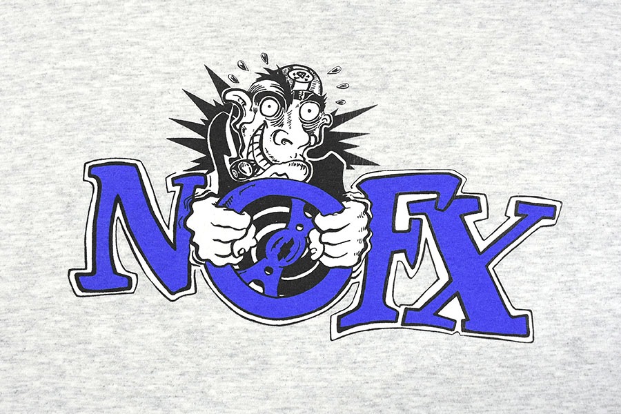 90's WILD OATS ''NOFX'' 両面プリント Tシャツ グレー 表記(L