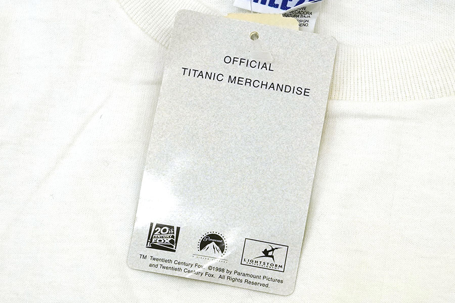 90'S FREEZE ''TITANIC'' T SHIRT (SIZE.LARGE) MADE IN USA NOS