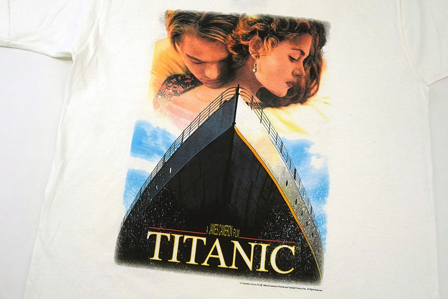 90'S FREEZE ''TITANIC'' T SHIRT (SIZE.LARGE) MADE IN USA NOS