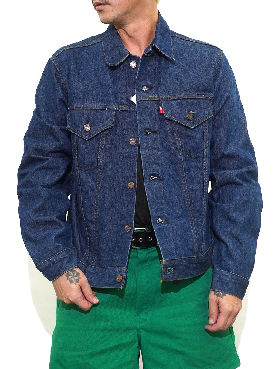 80's LEVI'S 71205-0217 デニムジャケット 濃紺 表記(44L) | すべての