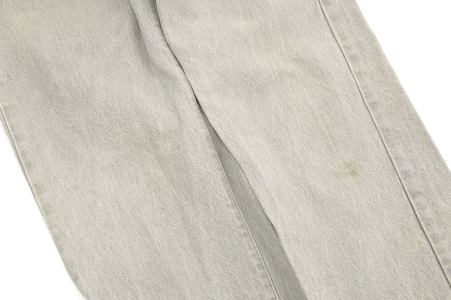 80's LEVI'S 501-0657 内股シングル カラーデニムパンツ グレー 表記(W32 L32) USA製