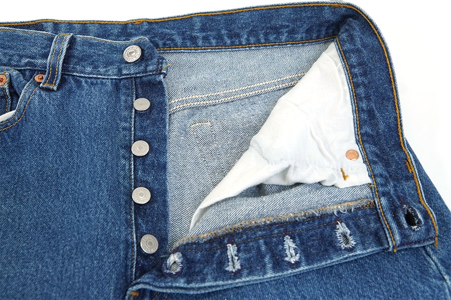 33.5 × 30.5 '95 USA製 Levis501 デニム ジーンズ 90s Levi's 501 リーバイス デニムパンツ 32×33 ボタン裏524 USA
