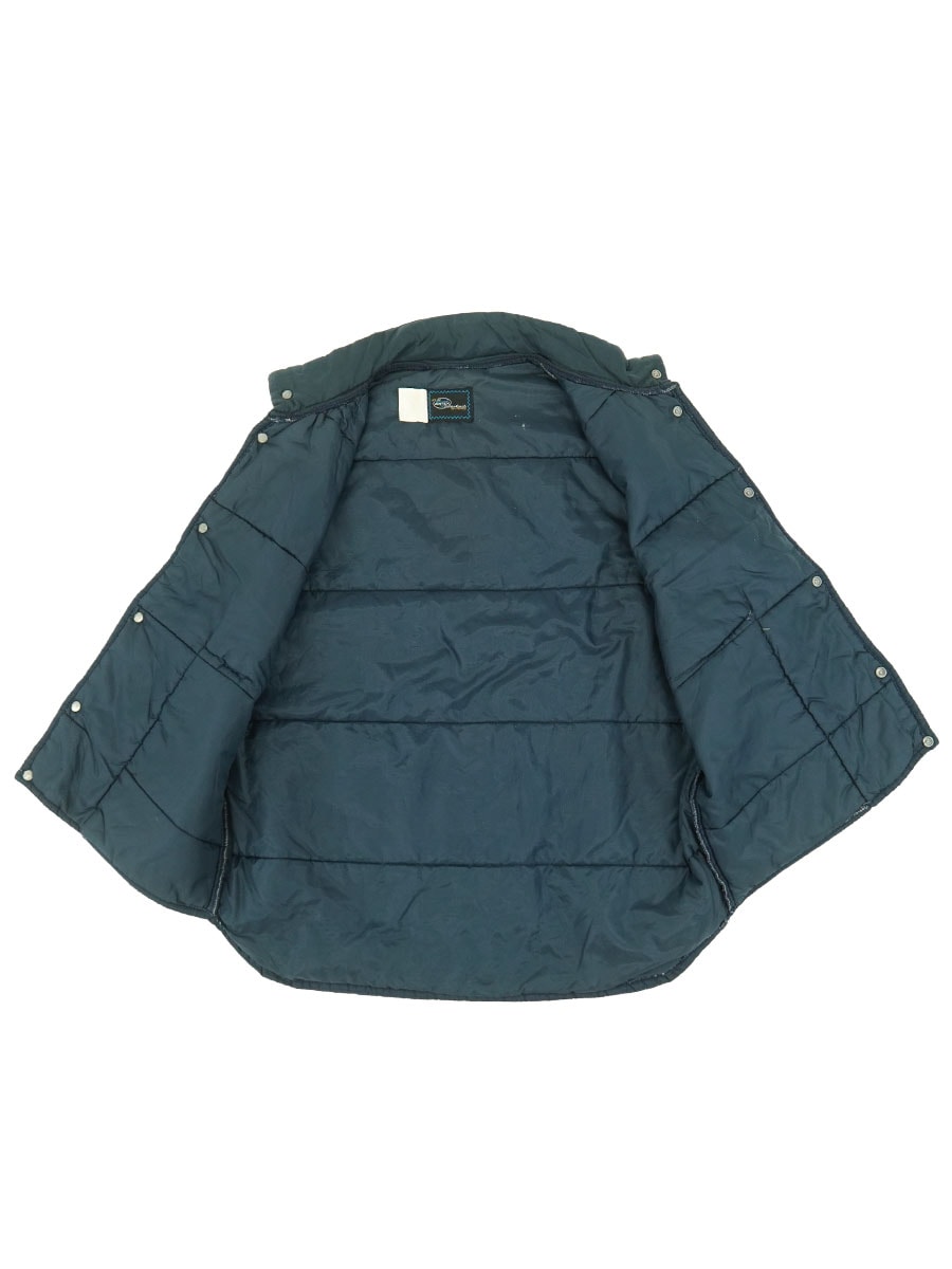 70's～ ARTEX 中綿入り ナイロンベスト ネイビー 実寸(L位) | NEW ITEM