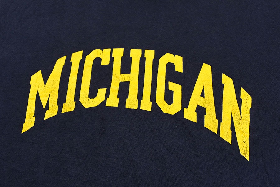 70's～ 金タグ RUSSELL ''MICHIGAN'' セットインスリーブ
