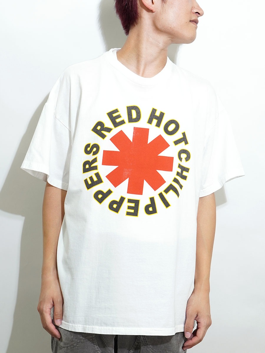 00's ''RED HOT CHILI PEPPERS'' 両面プリント Tシャツ ホワイト