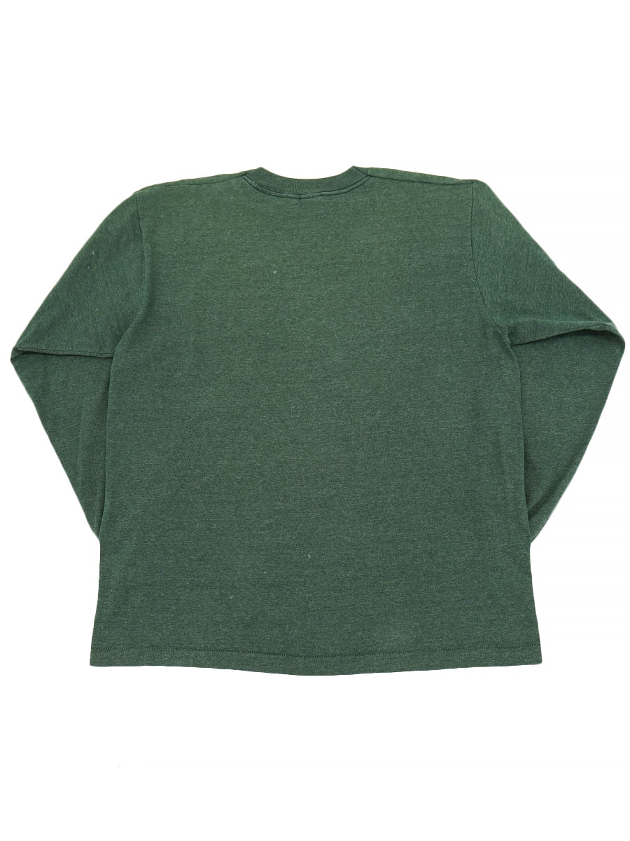 80'S～ FRUIT OF THE LOOM 50/50 PLAIN LONG SLEEVE T SHIRT (SIZE. X LARGE) MADE IN USA