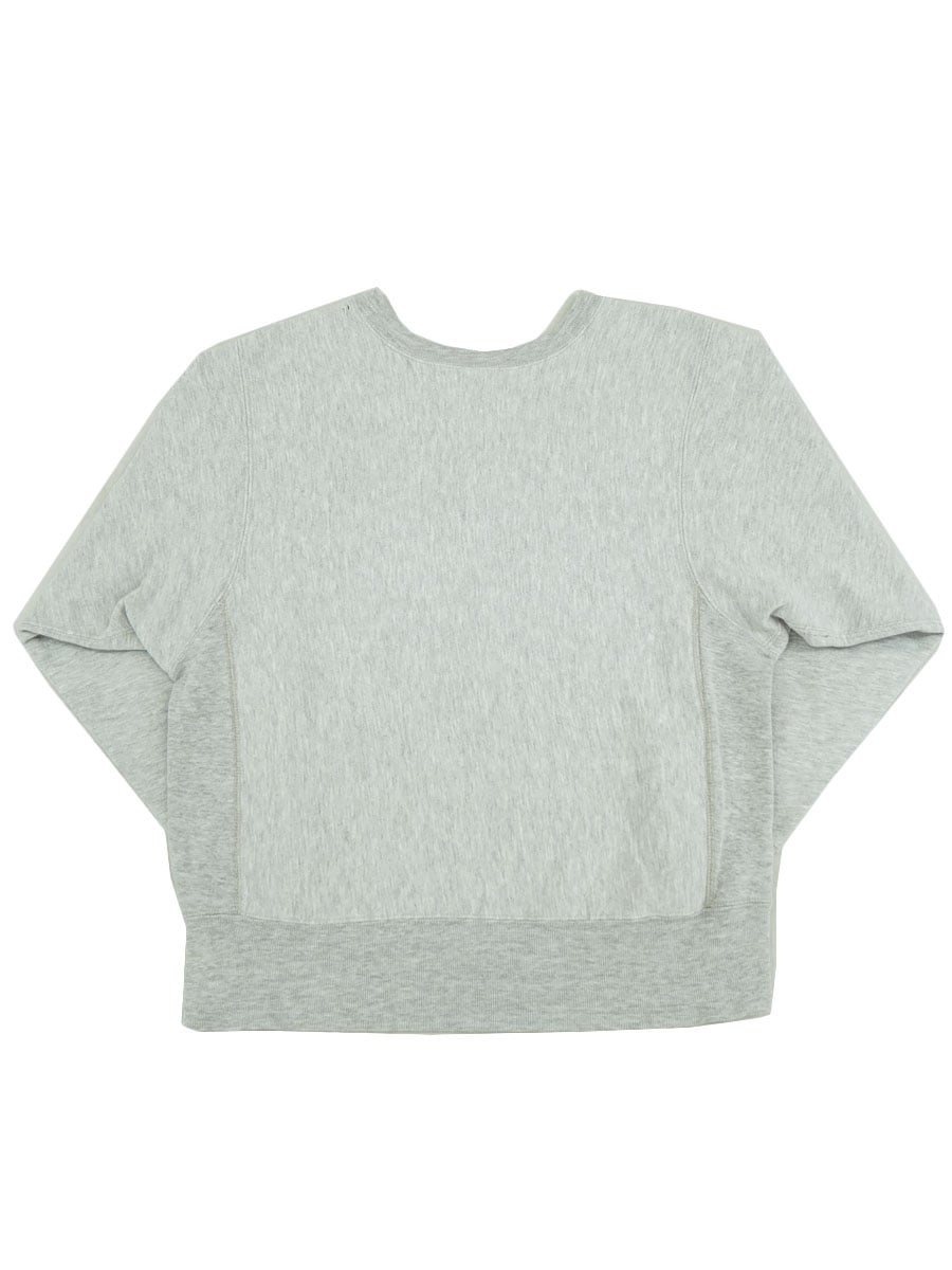 80's プリントタグ チャンピオンRW 無地グレー 表記(M) USA製