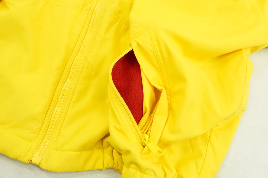 Polo Ralph 裏フリース ポリシェルJKT POLO SPORT イエロー×レッド 表記(L) 