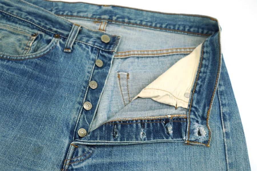 70's Levi's 501 BIG-E デニムパンツ 味あり良雰囲気 実寸(33.5